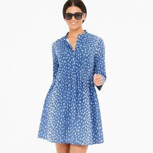 Tuckernuck Blue & White Printed Dress | Size Small | NWT